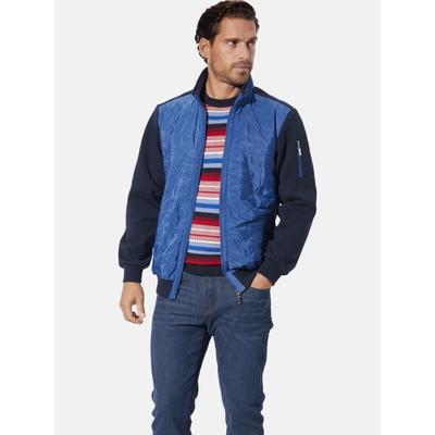 Sweatjacke BABISTA "Sweatjacke PALRON", Herren, Gr. XL, blau, Obermaterial: 100% Polyester COOLMAX PES(Coolmax)., Sweatjacken Sweatjacke