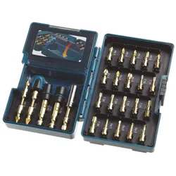 Makita Torsion Bitset 26-teilig - Torsion: PH, PZ, T, SQ, H - B-49921