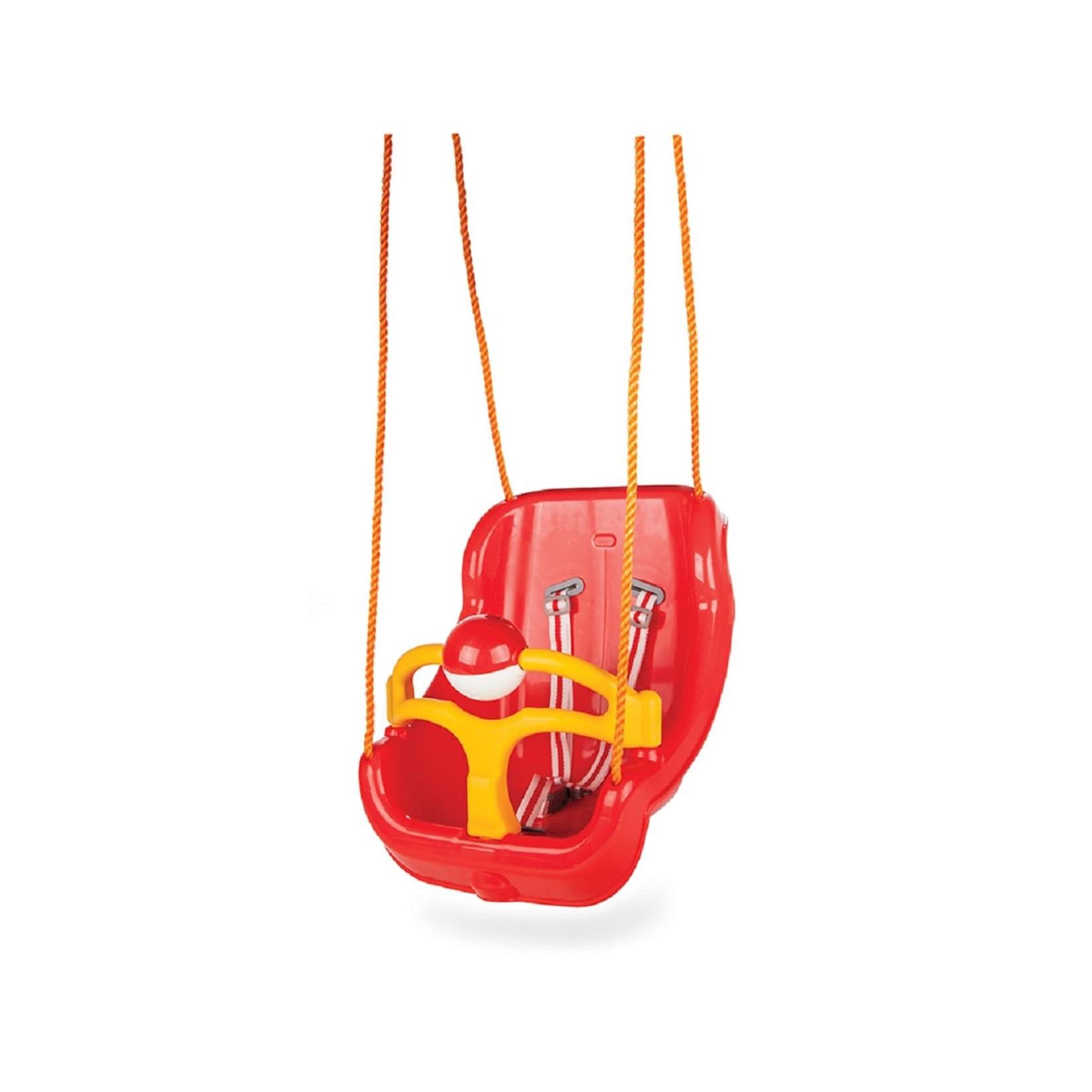 Pilsan Babyschaukel 2 in 1 Big Swing 06130, hohe Rückenlehne, abnehmbarem Bügel rot