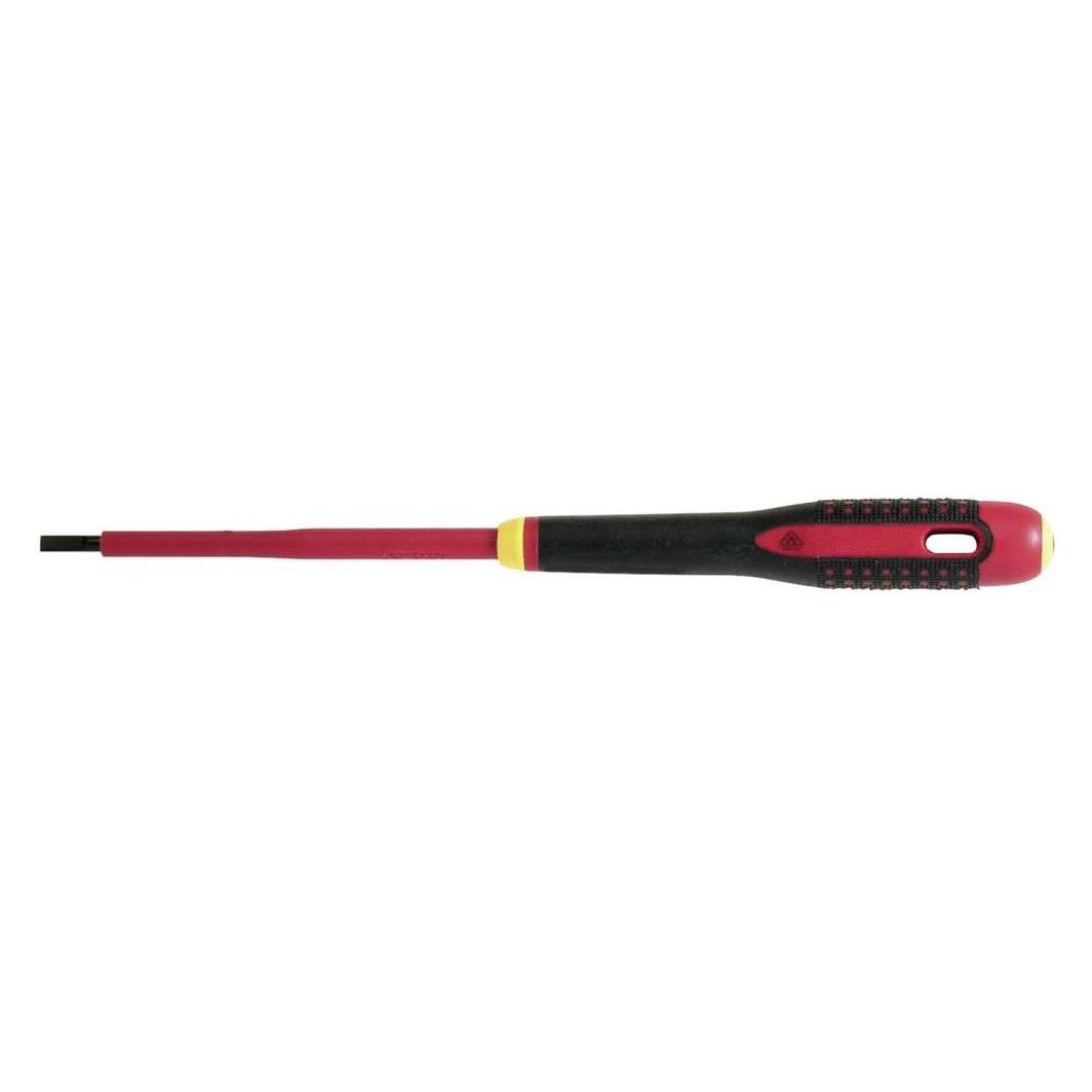 Bahco BE-8050S - ERGO Isolierter Schraubendreher für Schlitzschrauben mit 3-Komponenten-Griff, VDE (Schlitzschrauben) (BE-8050S)