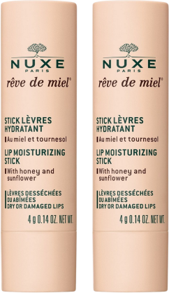 Nuxe Rêve de Miel Batom de Lábios 2x4g