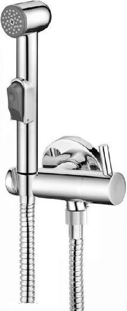 Aqualine wanddouche met handdouche voor bidet, chroom