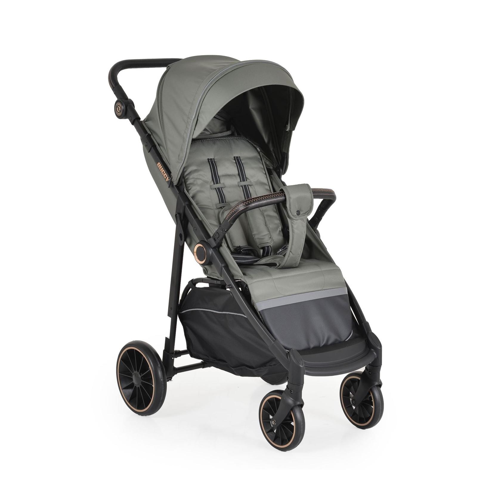 Moni Sommerkinderwagen Buggy, Kinderbuggy, Sonnendach, EVA-Räder, verstellbar grau