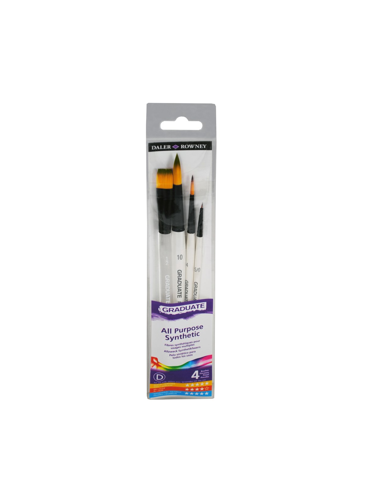Daler-Rowney Graduate Synthetic Watercolour Set 4 pcs