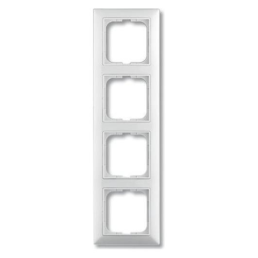 ABB basic55 Ramme, blank hvid, 4 moduler (2CHP941725A1482)