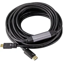 Renkforce TV, Monitor Anschlusskabel (7.50 m), Videokabel, Schwarz