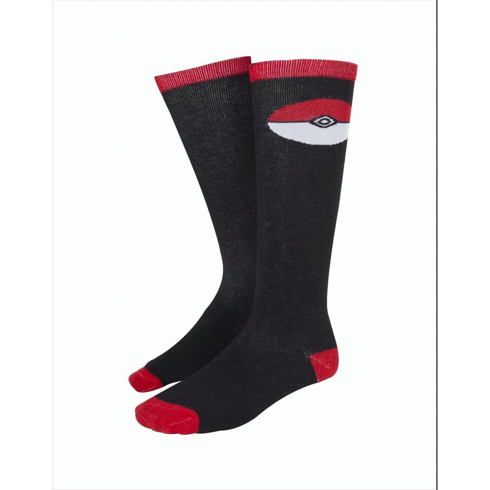 Pokemon - Pokeball Knie High Socks Größe 35-42