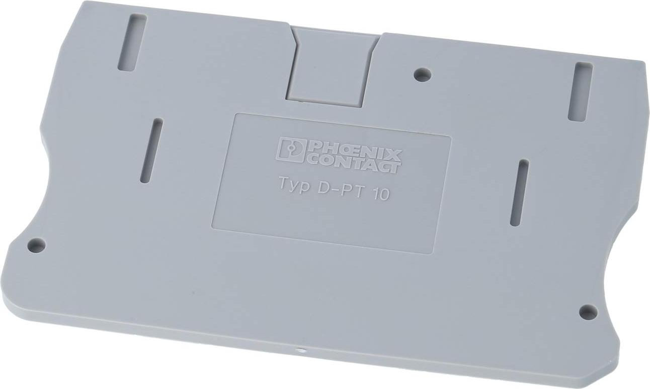 Phoenix Contact afdekplaat D-PT 10 grijs voor doorgaande klem PT 10 - 1