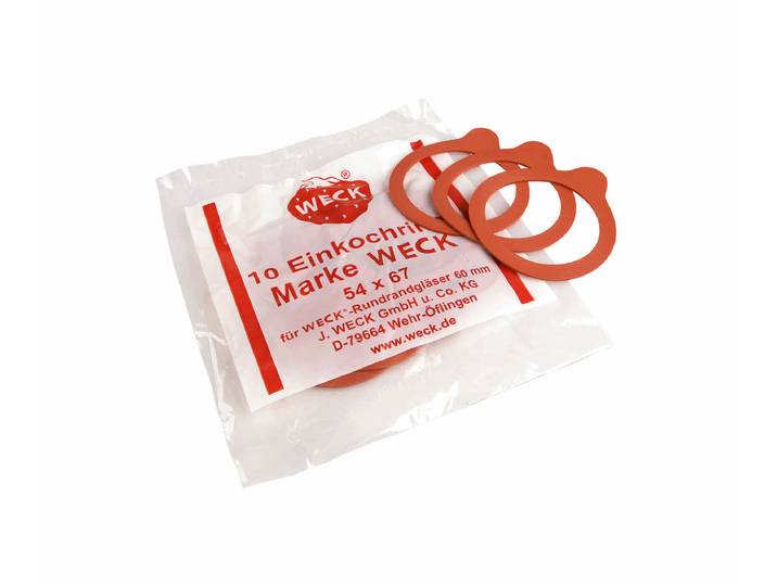 Weck Einkochringe 10 Stk 6cm