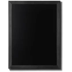 SHOWDOWN Displays Showdown Kreidetafel Natura für Innen - 60x80cm - Holz - Schwarz