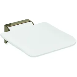 HEWI Mobiler Klappsitz System 900, PVD, Bronze glänzend, 350x415 mm, Sitzfläche 350x340 mm
