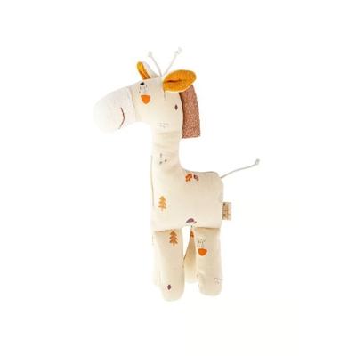 Sigikid 39977 - Greifling Giraffe, sigibaby, beige, Baumwolle, 23 cm