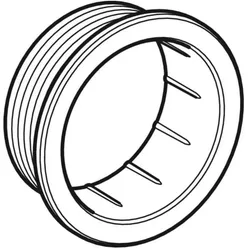 Geberit Rosette für Handdrücker, zu WC-Strg. 242548001 mit pneumatischer Spülauslösung