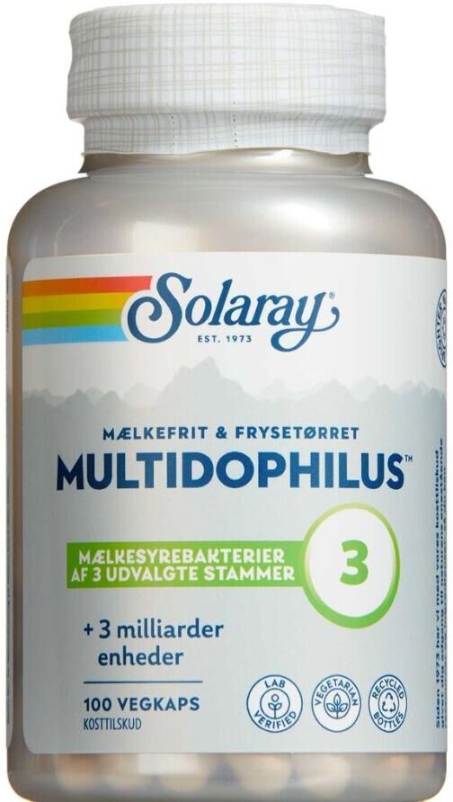 Solaray Multidophilus 3 Kosttilskud 100 stk