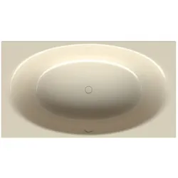 Bette BetteEve Badewanne 6042-001 180x100x45cm, pergamon