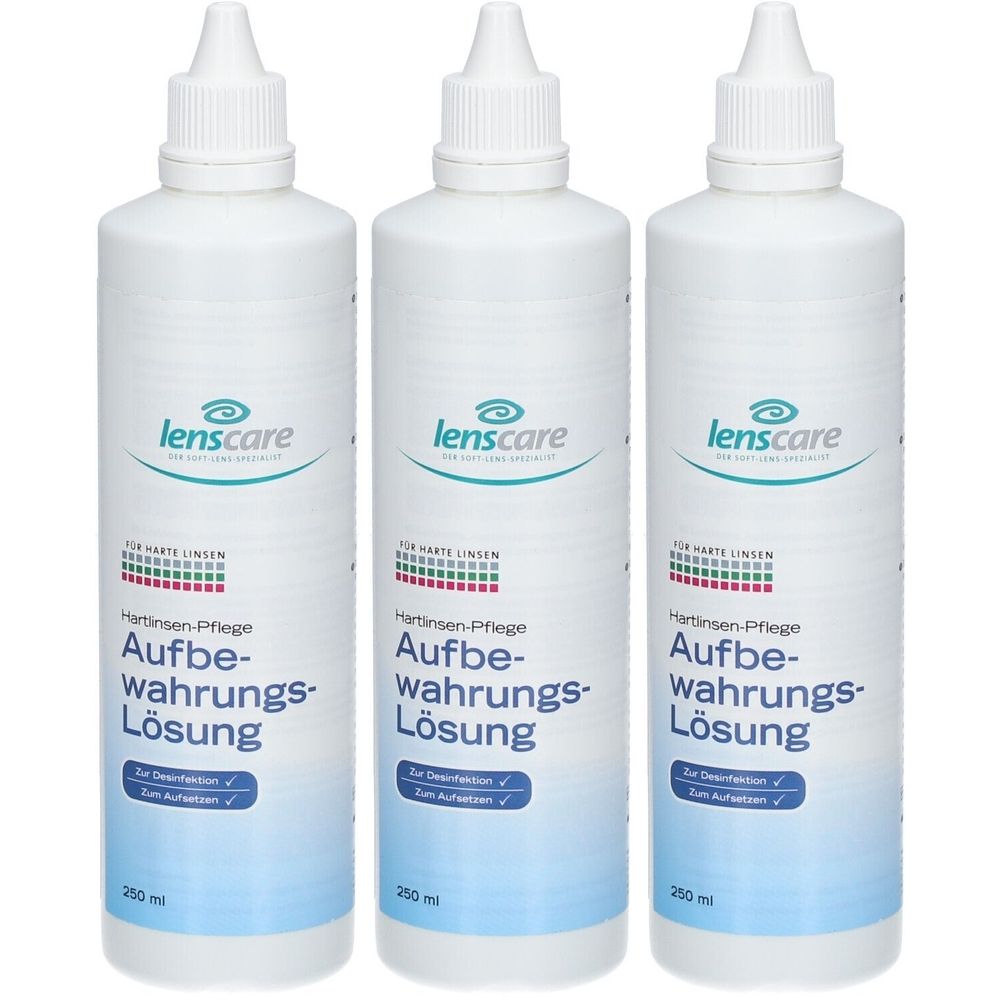 Lenscare Aufbewahrungsloes x3 3x250 ml Lösung