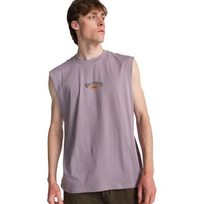 T-Shirt BILLABONG "Burn Out", Herren, Gr. L, lila ash, Obermaterial: 100% Baumwolle., Shirts T-Shirt
