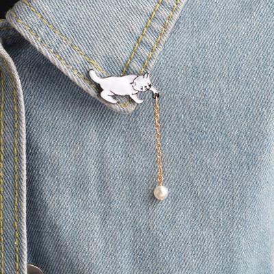 Multisell Products Hub Cartoon Cat Enamel Pin For Women & Girls Fashionable Kitten Backpack & Collar Brooch Jewelry Gift 1
