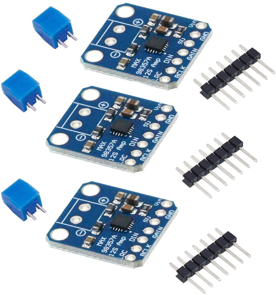 Krachtige 3W mono versterker met I2S en filterloze klasse D technologie voor veelzijdige audio toepassingen