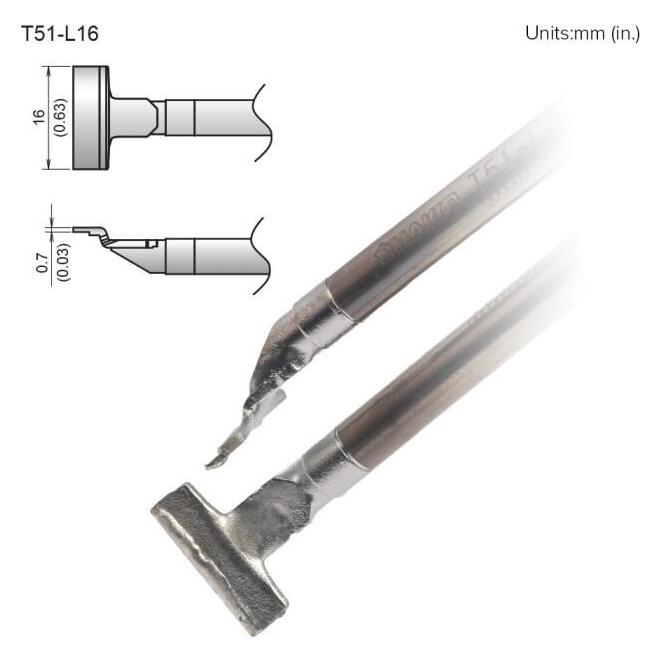 Hakko T51-L16 Aktiv-Lötspitze Format SOP 16L (Lötspitze) (T51-L16)