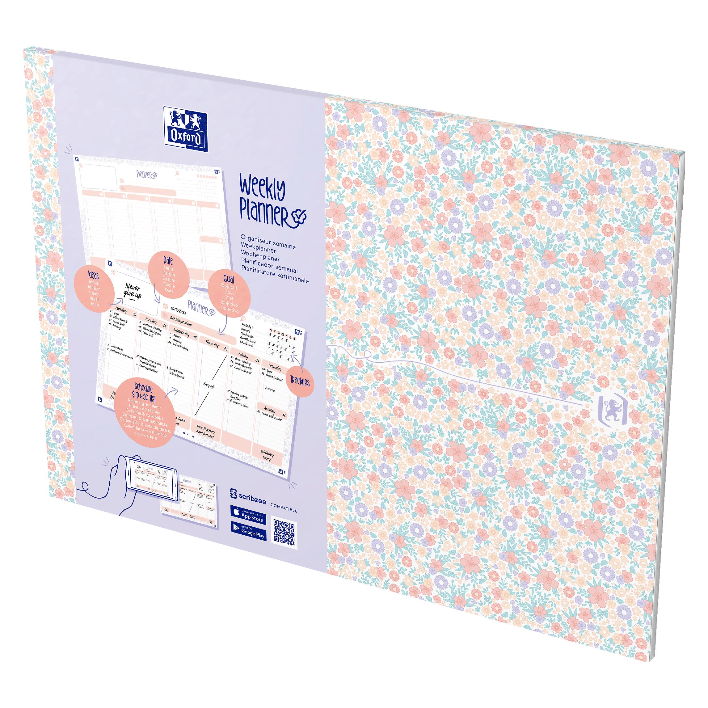 Oxford Wochenplaner A4/0K Floral (A4) (400186601)