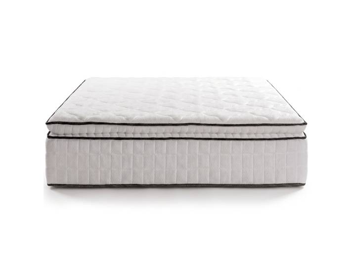 Matelas Mousse 140x190 Cm Avec Surmatelas Intégré - 7 Zones De Confort - Confort Signature