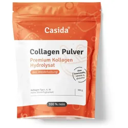 Casida Collagen Pulver - Kollagen Hydrolysat 480 g