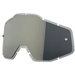 100%, Herren, Sportbrille, silber/getönt, antifog behandelt (Getönt, Silber, Getönt, Silber), Silber