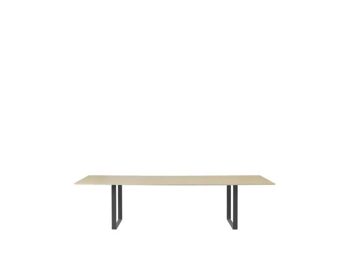 Muuto 70/70 Esstisch 295 x 108cm Oak veneer-Plywood-Black