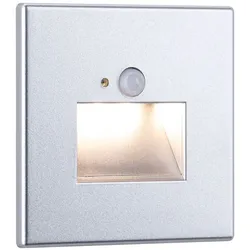 Paulmann LED Wandeinbauleuchte Edge Quadro  eckig 80x80mm  1,2W 25lm 230V  2700K Chrom matt 93134