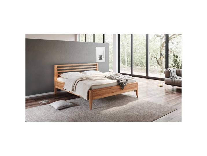 Livetastic Bett, Natur, Kernbuche, Holz, Kernbuche, vollmassiv, 140x200 cm, FSC 100%, Lattenrosthöhe individuell einstellbar, für Elektrolattenrost geeignet, Lattenrost geeignet, Schlafzimmer, Betten, Einzelbetten