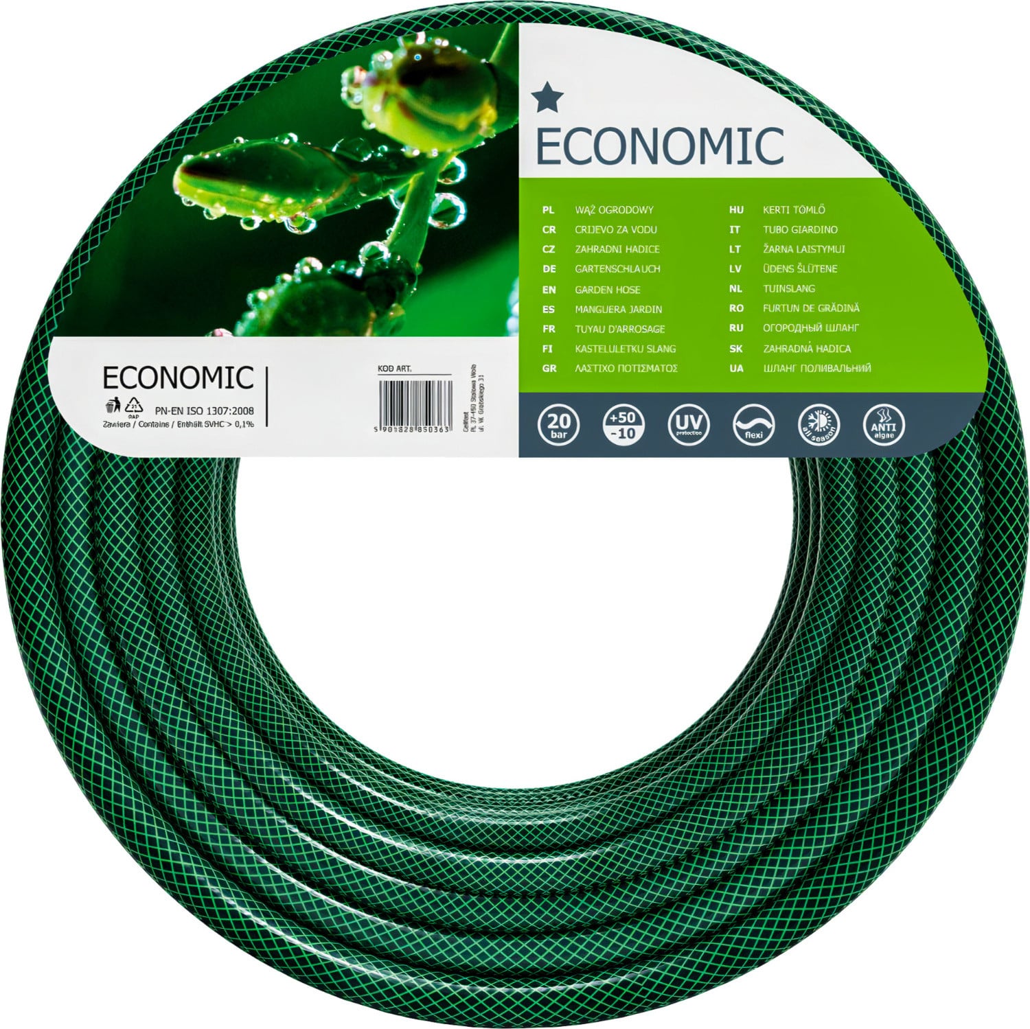 Cellfast tuinslang economisch, 1 inch, 20 meter