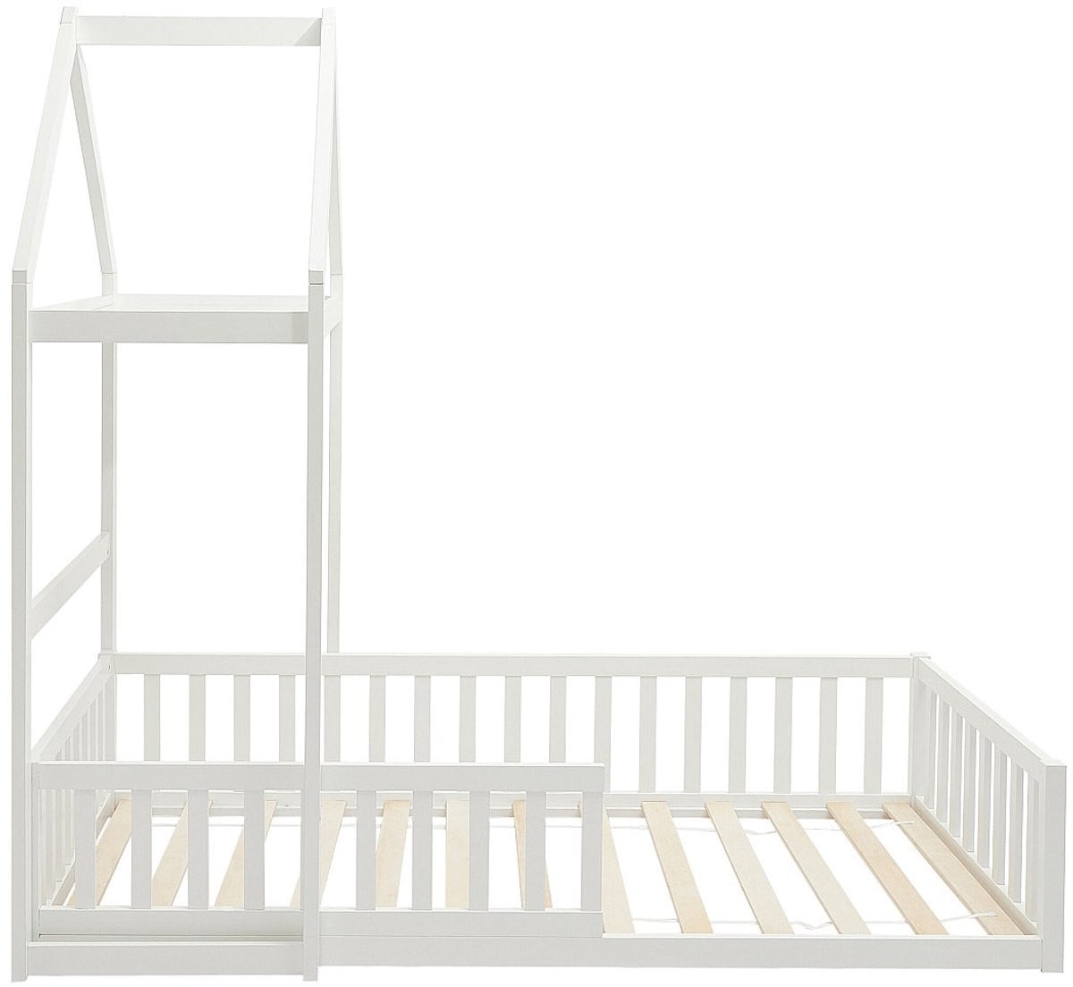 Vente-unique Houten Hutbed voor kinderen wit 90 x 190 cm