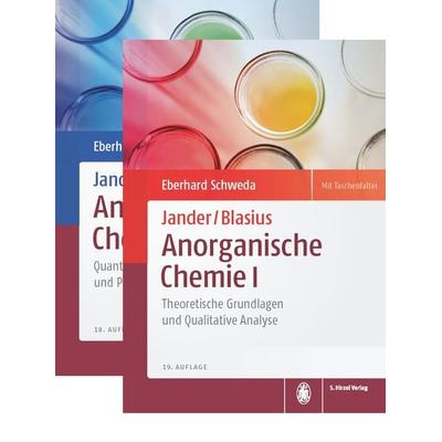 Package: Jander/Blasius, Anorganische Chemie I + II, Set von Eberhard Schweda, S. Hirzel Verlag, 978-3-7776-3186-8