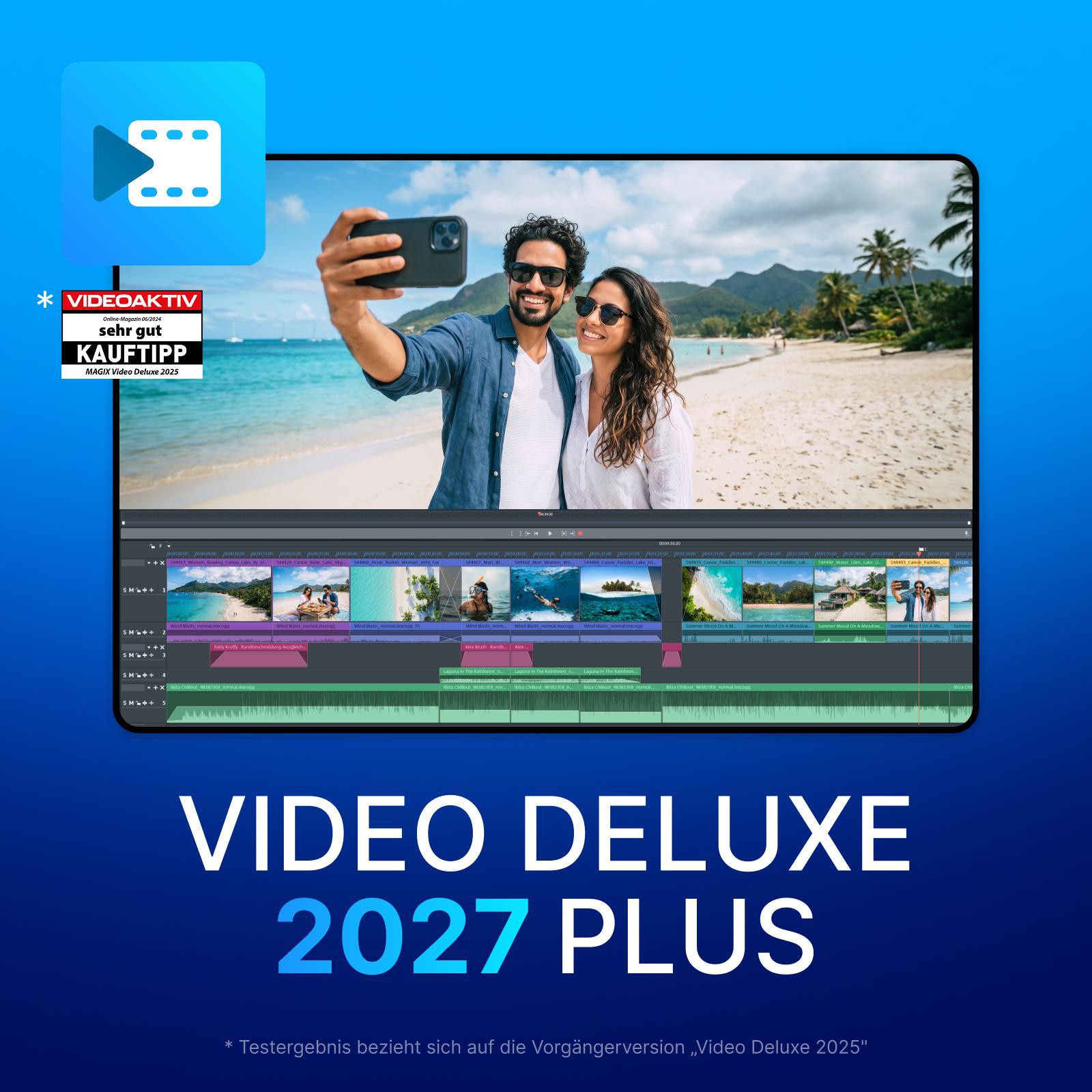 Magix Video deluxe 2027 Plus DE Download Code 639191551741
