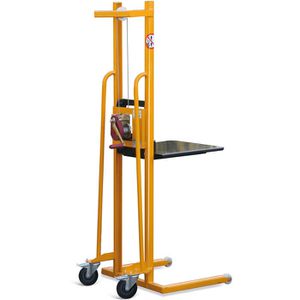 Taurolifter Materialheber 30-1119, mit Plattform, Hub 1700mm, TPE-Räder, Tragkraft 100kg