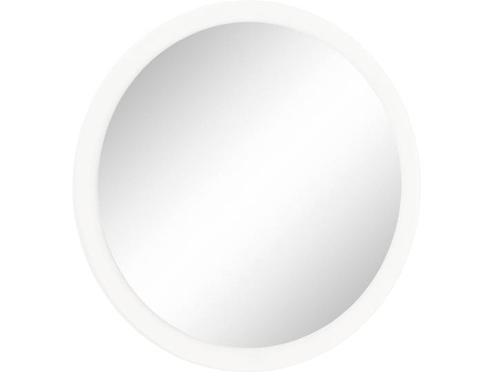 Badspiegel GOODPRODUCT Ayanna, Spiegel, Wandspiegel, FSC zertifiziert , weiss (weiß), B:50cm H:50cm T:2cm Ø:50cm, Massivholz, Spiegel, Badspiegel, Spiegel, 50 cm Durchmesser
