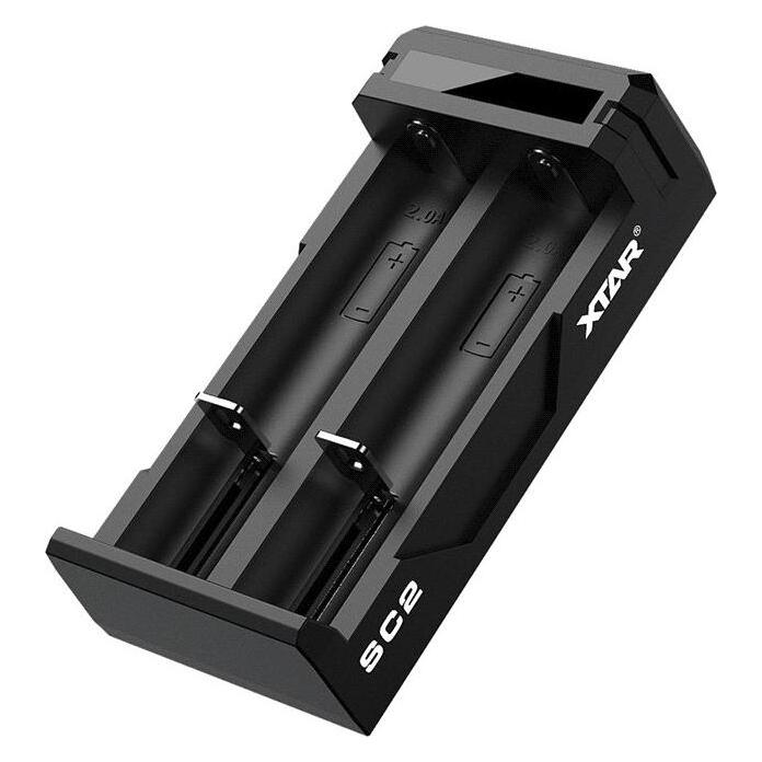 Xtar SC2 Schnellladegerät 3 A, Micro USB, Li-Ion, 2 slot (1 Stk., AAA, Ladegerät inkl. Akku) (21019840)