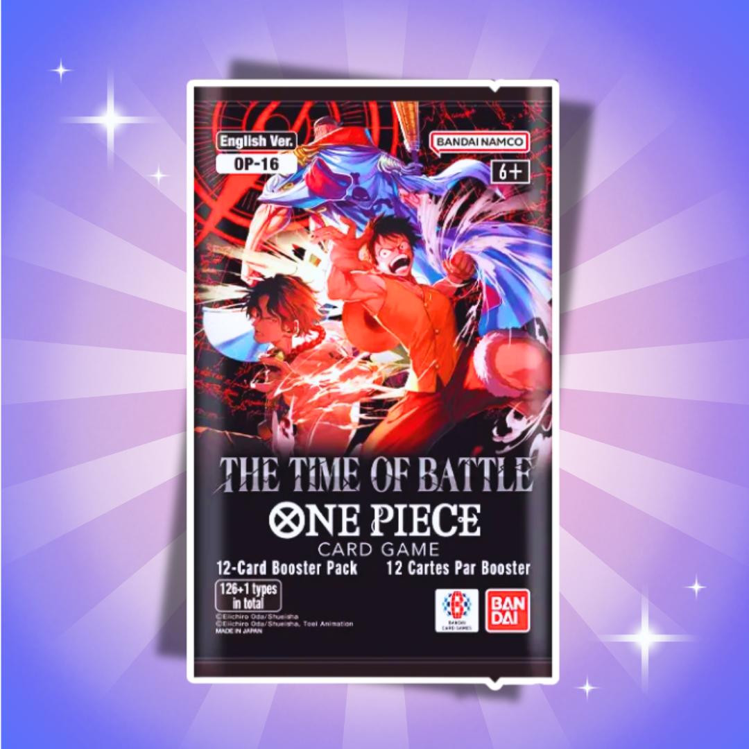 Bandai One Piece Card Game OP-16 Booster Pack The Time of Battle Engelstalig