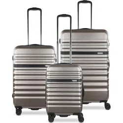 Bugatti Corium 4-Rollen Kofferset 3tlg., Koffer, Rosa