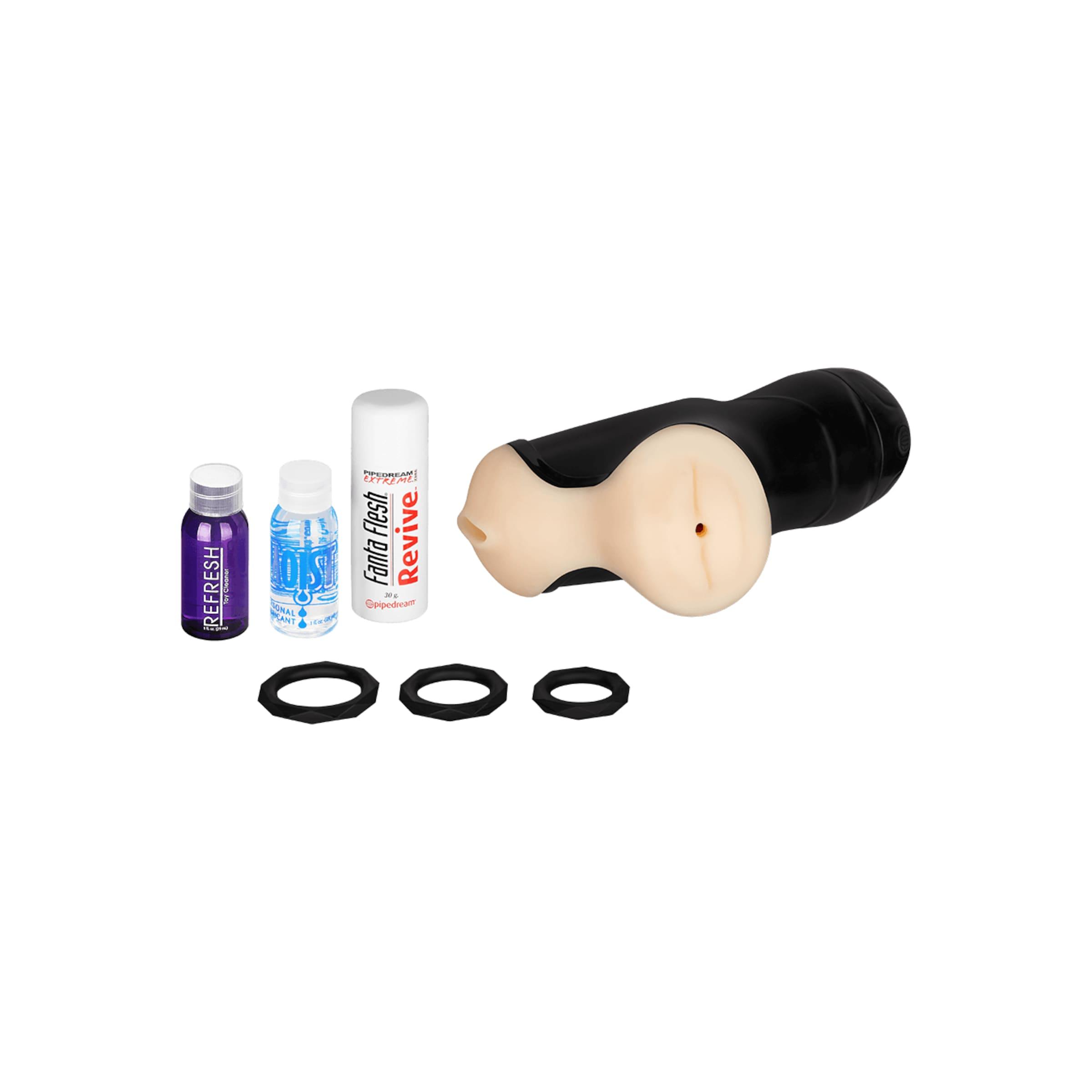 Double Penetration Stroker, 23 cm