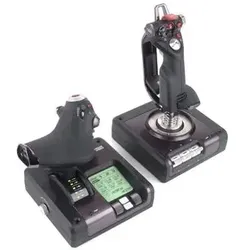 Logitech G G Saitek X52 Pro Flight Control System Schwarz USB Flugsimulation Analog / Digital PC