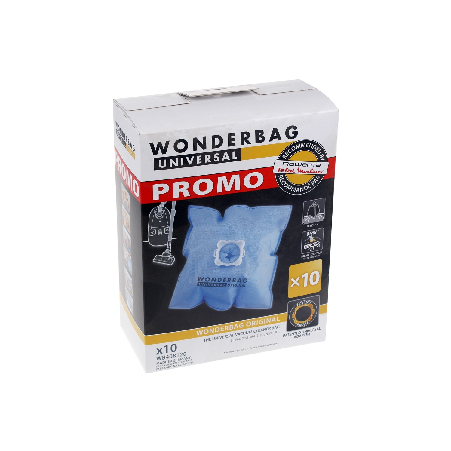 Seb Kasten met 10 Wonderbag Origineel en Ring Wb408120