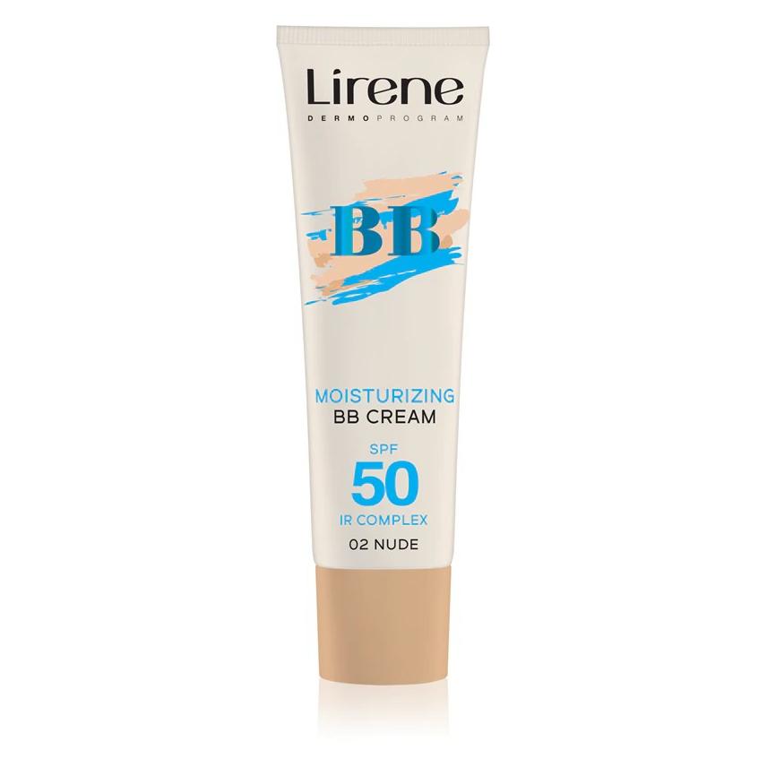 Lirene Bb Moisturizing Colouring Cream Spf50 02 Nude 30Ml (Nude, 30 ml) (5900717077409)