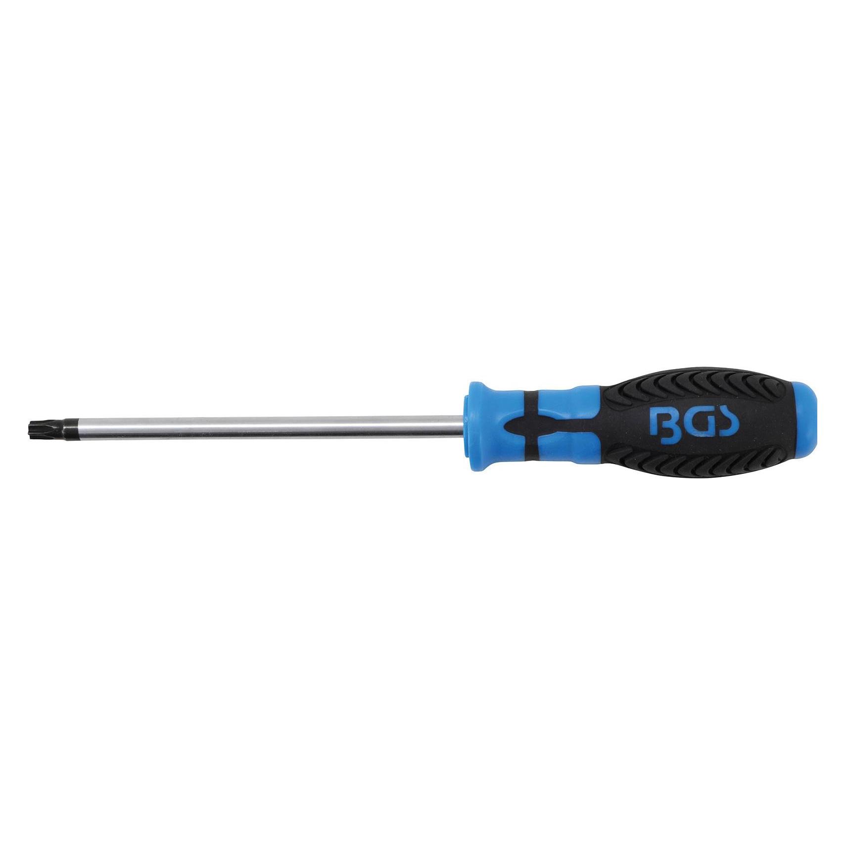 BGS Schraubendreher T-Profil (für Torx) mit Bohrung T40 Klingenlänge 150 mm (TX) (7849-T40)