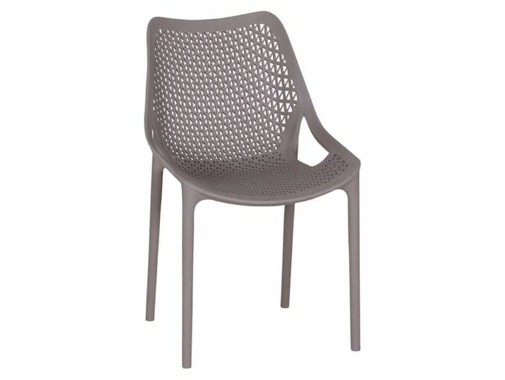 Siena Garden District Stapelstuhl Kunststoff Taupe