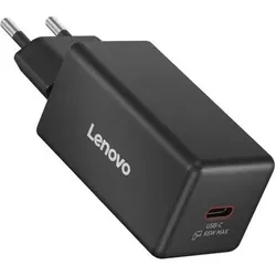 Lenovo 65W Mini USB-C GaN Charger (65 W), Notebook Netzteil, Schwarz
