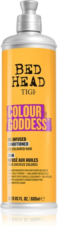 TIGI Bed Head Colour Goddess après-shampoing à l'huile pour cheveux colorés et méchés 600 ml