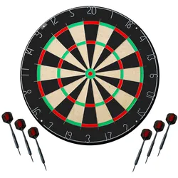 Karella Dartboard "BullOut" inkl. 2 Satz Darts,,45 cm