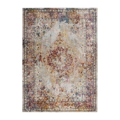 Teppich KAYOOM "Blazing Star", bunt (multi), B:133cm H:10mm L:190cm, Polypropylen, Teppiche, Teppich, abstrakter Kurzflor, Wohnzimmer